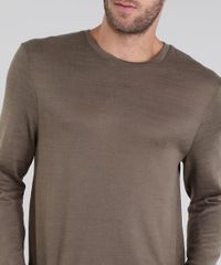 Sueter-Masculino-em-Trico-Slim-Fit-Gola-Redonda-Verde-Militar-9383782-Verde_Militar_4