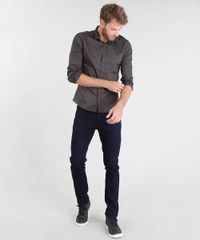 Camisa-Masculina-Super-Slim-Manga-Longa-Chumbo-9372459-Chumbo_3