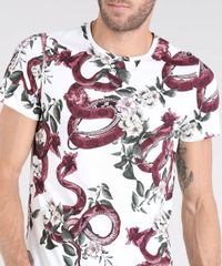 Camiseta-Masculina-Estampa-de-Cobras-Manga-Curta-Gola-Careca-Branca-9502051-Branco_4