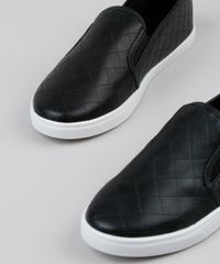 Slip-On-Feminino-Via-Uno-com-Pespontos-Matelasse-Preto-9525407-Preto_2