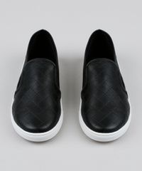 Slip-On-Feminino-Via-Uno-com-Pespontos-Matelasse-Preto-9525407-Preto_4