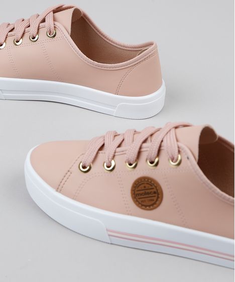 tenis moleca flatform rose