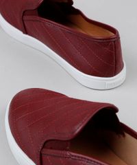 Slip-On-Feminino-Via-Uno-com-Pespontos-Matelasse-Vinho-9525415-Vinho_5