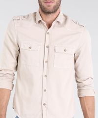 Camisa-Masculina-Comfort-com-Bolsos-e-Martingale-Manga-Longa-Bege-Claro-9519701-Bege_Claro_4