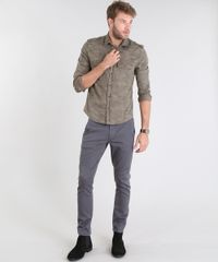 Camisa-Masculina-Comfort-Estampada-Camuflagem-com-Bolsos-e-Martingale-Manga-Longa-Verde-Militar-9519701-Verde_Militar_3