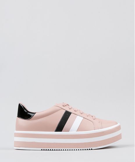 Tenis-Feminino-Vizzano-Flatform-com-Listras-Rose-9564864-Rose_1