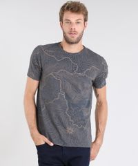 Camiseta-Masculina-Estampada-de-Mapas-Manga-Curta-Gola-Careca-Cinza-Mescla-Escuro-9528295-Cinza_Mescla_Escuro_1