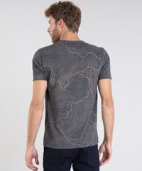 Camiseta-Masculina-Estampada-de-Mapas-Manga-Curta-Gola-Careca-Cinza-Mescla-Escuro-9528295-Cinza_Mescla_Escuro_2