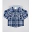 Jaqueta-Infantil-Xadrez-com-Capuz--Azul-9363452-Azul_1