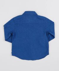 Camisa-Infantil-Estampada-Xadrez-com-Bolsos-Manga-Longa-Azul-9378955-Azul_2