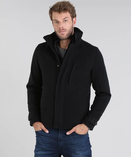 Jaqueta-Masculina-com-Sobreposicao-e-Bolsos-Preta-9351326-Preto_1