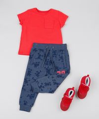 Calca-Infantil-em-Moletom-Mickey-com-Bolsos-Azul-Marinho-9358012-Azul_Marinho_3