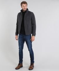 Jaqueta-Masculina-com-Sobreposicao-e-Bolsos-Cinza-Mescla-Escuro-9351326-Cinza_Mescla_Escuro_3 Jaqueta-Masculina-com-Sobreposicao-e-Bolsos-Cinza-Mescla-Escuro-9351326-Cinza_Mescla_Escuro_3