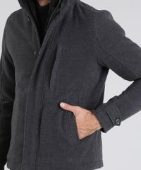 Jaqueta-Masculina-com-Sobreposicao-e-Bolsos-Cinza-Mescla-Escuro-9351326-Cinza_Mescla_Escuro_4 Jaqueta-Masculina-com-Sobreposicao-e-Bolsos-Cinza-Mescla-Escuro-9351326-Cinza_Mescla_Escuro_4