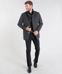 Jaqueta-Masculina-com-Bolsos-Cinza-Mescla-Escuro-9371079-Cinza_Mescla_Escuro_3 Jaqueta-Masculina-com-Bolsos-Cinza-Mescla-Escuro-9371079-Cinza_Mescla_Escuro_3