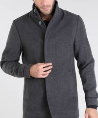 Jaqueta-Masculina-com-Bolsos-Cinza-Mescla-Escuro-9371079-Cinza_Mescla_Escuro_4 Jaqueta-Masculina-com-Bolsos-Cinza-Mescla-Escuro-9371079-Cinza_Mescla_Escuro_4