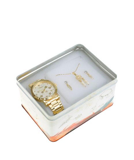 Kit-de-Relogio-Condor-Feminino-Analogico---Colar---Brinco---CO2035KLC-4X-Dourado-8506227-Dourado_1