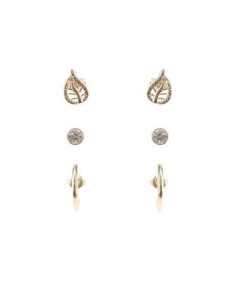 Kit-de-3-Brincos-Dourado-8496607-Dourado_1