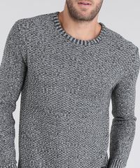 Sueter-Masculino-em-Trico-Slim-Fit-Gola-Redonda-Cinza-Mescla-Escuro-9359030-Cinza_Mescla_Escuro_4 Sueter-Masculino-em-Trico-Slim-Fit-Gola-Redonda-Cinza-Mescla-Escuro-9359030-Cinza_Mescla_Escuro_4