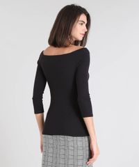 Blusa-Feminina-Basica-Canelada-Ombro-a-Ombro-Manga-7-8-Preta-9453082-Preto_2