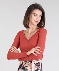 Blusa-Feminina-Basica-Canelada-Manga-Longa-Cobre-9528778-Cobre_1