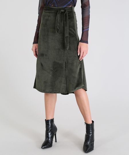 Saia-Feminina-Midi-Evase-em-Veludo-Cotele-Molhado-com-Fendas-Verde-Militar-9534880-Verde_Militar_1 Saia-Feminina-Midi-Evase-em-Veludo-Cotele-Molhado-com-Fendas-Verde-Militar-9534880-Verde_Militar_1