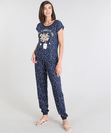 Pijama-Feminino-Milk-e-Cookie--You-Complete-Me--Estampado-Manga-Curta--Azul-Marinho-9514763-Azul_Marinho_1