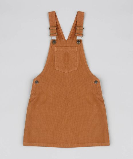 Salopete-Infantil-Canelada-com-Bolso-Caramelo-9541170-Caramelo_1
