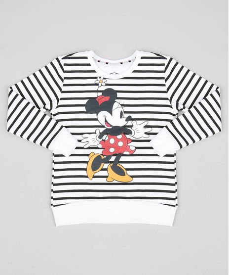 Blusao-Infantil-Minnie-Listrado-com-Brilho-Decote-Redondo-Off-White-9539925-Off_White_1