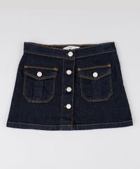 Saia-Infantil-Jeans-com-Bolsos-Azul-Escuro-9541173-Azul_Escuro_1