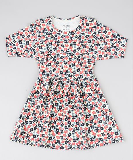 Vestido-Infantil-Estampado-Floral-Manga-Longa-Branco-9537289-Branco_1