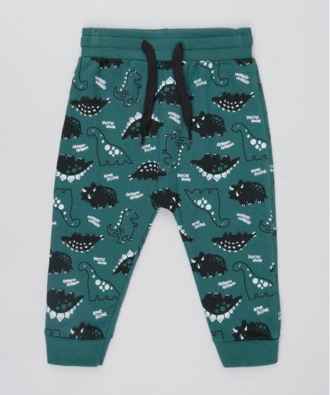 Calca-Infantil-Dinossauro-em-Moletom--Verde-9520863-Verde_1