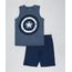 Conjunto-Infantil-Capitao-America-de-Regata-Mescla---Bermuda-em-Moletom-Azul-Marinho-9243660-Azul_Marinho_1_1