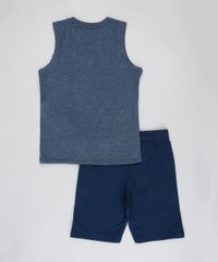 Conjunto-Infantil-Capitao-America-de-Regata-Mescla---Bermuda-em-Moletom-Azul-Marinho-9243660-Azul_Marinho_1_2