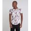Camiseta-Masculina-Estampada-Folhagem-Manga-Curta-Gola-Careca-Bege-9514816-Bege_1