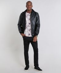 Camiseta-Masculina-Estampada-Folhagem-Manga-Curta-Gola-Careca-Bege-9514816-Bege_3