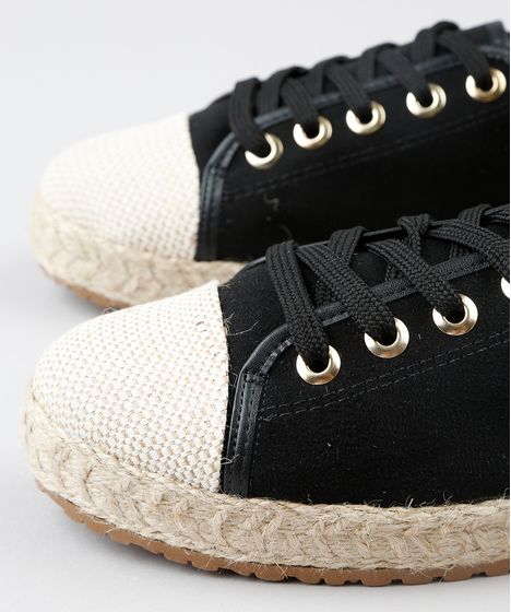 tenis flatform salto corda