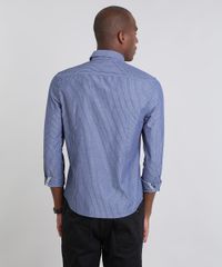 Camisa-Masculina-Comfort-Listrada-Manga-Longa-Azul-Escuro-9436409-Azul_Escuro_2