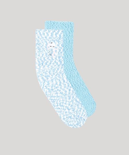 Kit-de-2-Meias-Feminina-de-Inverno-Cano-Alto-Felpudas-Azul-Claro-9392537-Azul_Claro_1