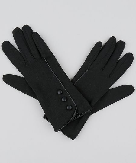 Luva-Feminina-com-Botoes-Preta-9419006-Preto_1