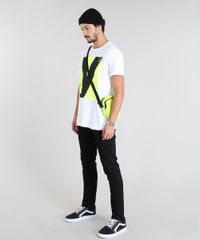 Camiseta-Masculina-com-Estampa-Neon--Stay-wild--Manga-Curta-Gola-Careca-Branca-9601071-Branco_3