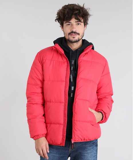 Jaqueta-Masculina-Puffer-com-Bolsos-Vermelha-9362546-Vermelho_1