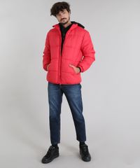 Jaqueta-Masculina-Puffer-com-Bolsos-Vermelha-9362546-Vermelho_3