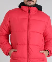 Jaqueta-Masculina-Puffer-com-Bolsos-Vermelha-9362546-Vermelho_4
