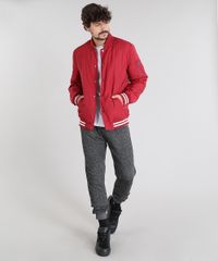 Jaqueta-Masculina-Bomber-com-Bolsos-Vermelha-9362553-Vermelho_3