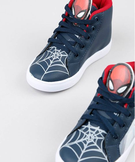 tenis homem aranha marvel