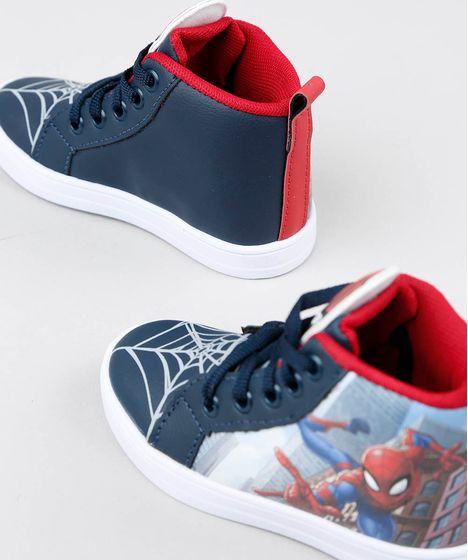 tenis homem aranha marvel
