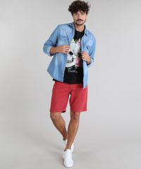 Bermuda-em-Sarja-Masculina-com-Puidos-Vinho-9534114-Vinho_3