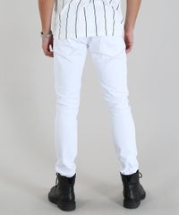 Calca-em-Sarja-Masculina-Slim-Branca-9466337-Branco_4