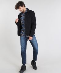 Camisa-Masculina-em-Flanela-Estampada-Xadrez-com-Bolso-Manga-Longa-Azul-Claro-9383070-Azul_Claro_3